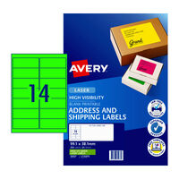 AVERY LaserLabel L7163F Y14Up Pack of 25