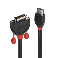 LINDY HDMI-DVI-D Cable Black Line