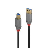 LINDY USB3 A-B Cable Anthra Line
