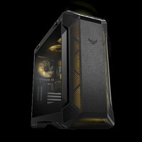 ASUS GT501 TUF GAMING CASE ATX Mid Tower Case With Handle, Supports EATX, Tempered Glass Panel, 4 Pre-Installed Fans 3x120mm RBG 1x140mm PWN