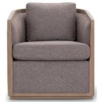 Moonlight Pine Fabric Club Armchair Executive Sofa Tub Chair