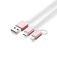 UGREEN Micro-USB to USB Cable with MFI Certified iPhone Adapter