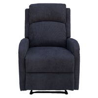 Maxcomfy Fabric Manual Recliner Lounge Arm Chair