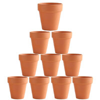 Flower Pot Pots Clay Ceramic Plant Drain Hole Succulent Cactus Nursery Planter