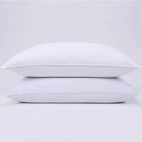 2 Premium Hotel Pillows 74CM x 48CM Pillows Breathable Cotton