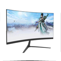 Curved LED Panel 1920 x 1080 Refresh Rate 165HZ Monitor Aspect Ratio 16:9