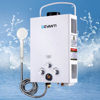 Portable Gas Water Heater 8LPM Outdoor Camping Shower
