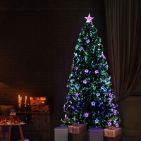 Jingle Jollys Christmas Tree LED Xmas trees with Lights Multi Colour