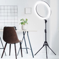 Ring Light 19" LED 5800LM Dimmable Diva With Stand Make Up Studio Video
