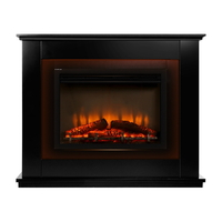 2000W Electric Fireplace Mantle Portable Fire Log Wood Heater 3D Flame Effect
