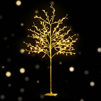 Jingle Jollys Christmas Tree LED Trees With Lights Warm White