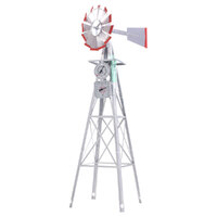 Garden Windmill Metal Ornaments Outdoor Decor Ornamental Wind Will