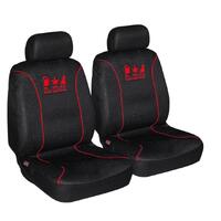 Universal 60/25 Airbag Front Seat Cover Nobody Rides For Free