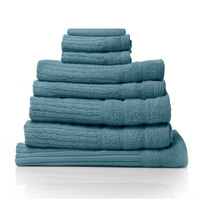Royal Comfort Eden Egyptian Cotton 600GSM 8 Piece Luxury Bath Towels Set