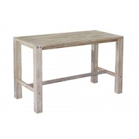 Sturdy 1.8 Metre Bar Table Brush Finish