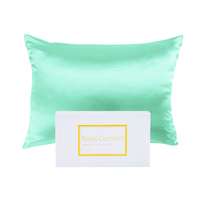 Royal Comfort Mulberry Soft Silk Hypoallergenic Pillowcase Twin Pack 51 x 76cm