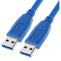 ASTROTEK USB 3.0 Cable Type A Male to Type A Male Blue Colour