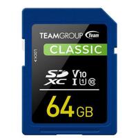 Team Classic SD Memory Card - UHS Ultra Speed Class 1U1. Supports Video Speed Class 10V10.