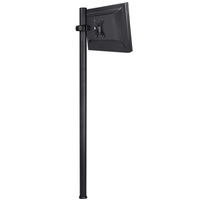 Atdec Spacedec Display Donut Pole 1150mm Black - POS display mount - includes one QuickShift Donut