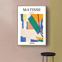 Abstract colour by Henri Matisse Gold Frame Canvas Wall Art