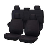 Seat Covers for TOYOTA HILUX 08/2015 - ON DUAL CAB UTILITY FR 40/60 SPLIT BASE WITH A/REST ALL TERRAIN