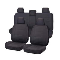 Seat Covers for TOYOTA HILUX 08/2015 - ON DUAL CAB UTILITY FR 40/60 SPLIT BASE WITH A/REST CHALLENGER