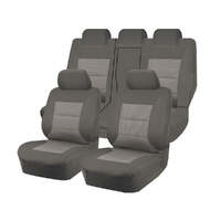 Premium Jacquard Seat Covers - For Mitsubishi Outlander Zj-Zk-Zl Series 2012-2022