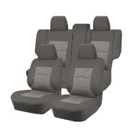 Seat Covers for MITSUBISHI PAJERO NS.NT.NW.NX SERIES 11/2006 - ON LWB 4X4 SUV/WAGON 7 SEATERS FM PREMIUM