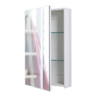 La Bella Bathroom Mirror Cabinet Wall Twin Door Shaving Storage