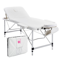 Forever Beauty Portable Beauty Massage Table Bed Therapy Waxing 3 Fold Aluminium