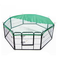 Pet Playpen Heavy Duty 8 Panel Foldable Dog Exercise Enclosure Fence Cage