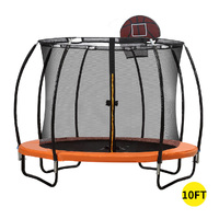 Trampoline Round Trampolines Mat Springs Net Safety Pads Cover Basketball