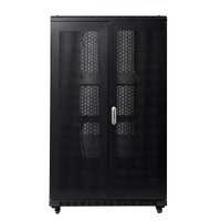 800mm Wide x 1000mm Deep Server Rack with Bi-Fold Mesh Doors