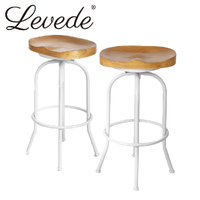 Industrial Bar Stools Kitchen Stool Wooden Barstools Swivel Chair