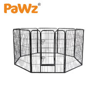 8 Panel Pet Dog Playpen Puppy Exercise Cage Enclosure Fence Cat Play Pen