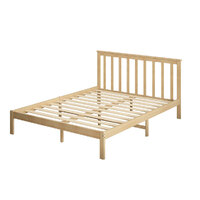 Amesbury Wooden Bed Frame Full Size Mattress Base Timber