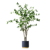 Green Artificial Indoor Watercress Tree Artificial Plant Simulation Decorative