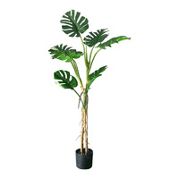 Green Artificial Indoor Turtle Back Tree Artificial Fern Plant Decorative