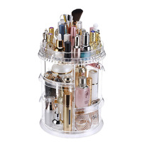 360 Degree Rotating Makeup Organiser Cosmetics Holder Display Stand Skincare Home Decor