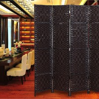 Towamencin Room Divider Screen Privacy Rattan Dividers Stand Fold