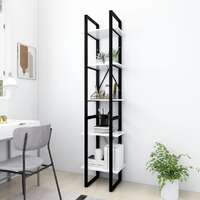5-Tier Book Cabinet Engineered Wood
