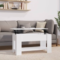 Coffee Table 101x49x52 cm Engineered Wood