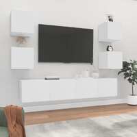 Broomall 6 Piece TV Cabinet Set Engineered Wood