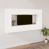 Chowchilla 8 Piece TV Cabinet Set Engineered Wood