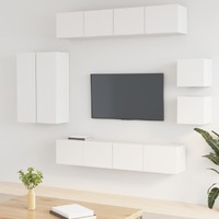Bruno 8 Piece TV Cabinet Set Engineered Wood