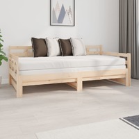 Havelock Pull-out Day Bed Solid Wood Pine 2x(92x187) cm