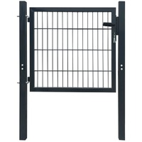 Fence Gate Steel 105x150 cm
