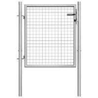 Garden Gate Galvanised Steel Silver