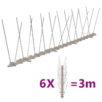 Plastic Bird & Pigeon Spikes Set of 6 3 m