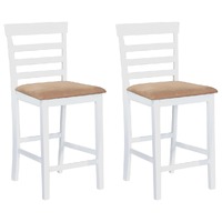 Bar Chairs 2 pcs Fabric